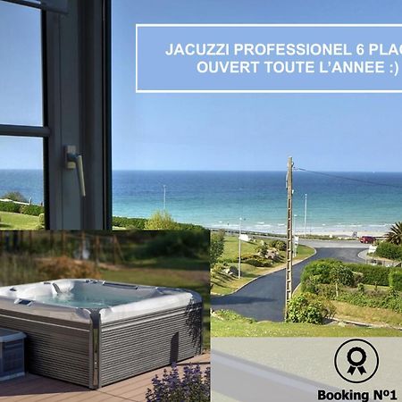 Jacuzzi Professionel Les Pieds Dans L'Eau Plage A 50 M Trévou-Tréguignec Exteriér fotografie